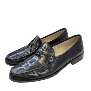 Bally Mens Leather Dress Shoes Loafers Slip On Size 11.5